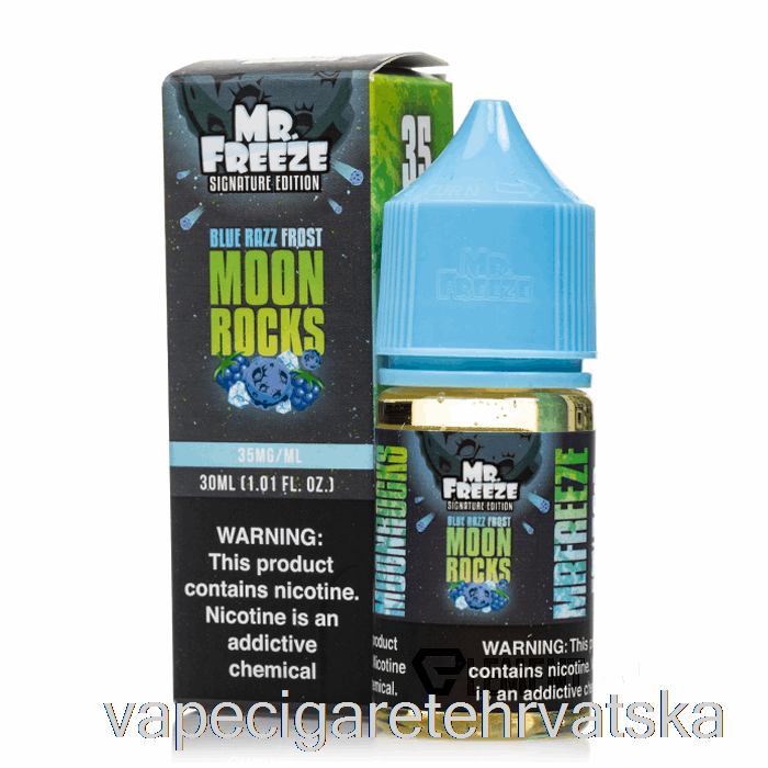 Vape Hrvatska Moonrocks - Blue Razz Frost - Mr Freeze Salts - 30ml 35mg